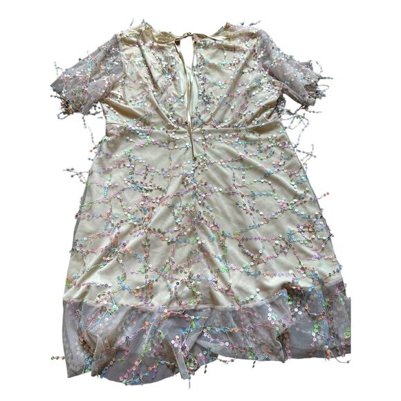 Southern Fried Chics Pink Sequined Dress - Size XXL - Picture 13 of 15